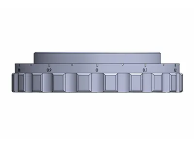 İnce ayar aralığı (0.1 mm adımlar, 6 mm strok)